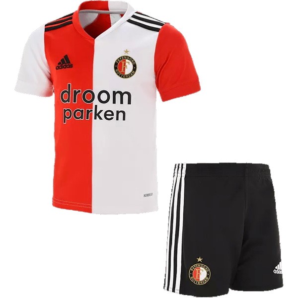 Camiseta Feyenoord Rotterdam Replica Primera Ropa Niño 2020/21 Rojo